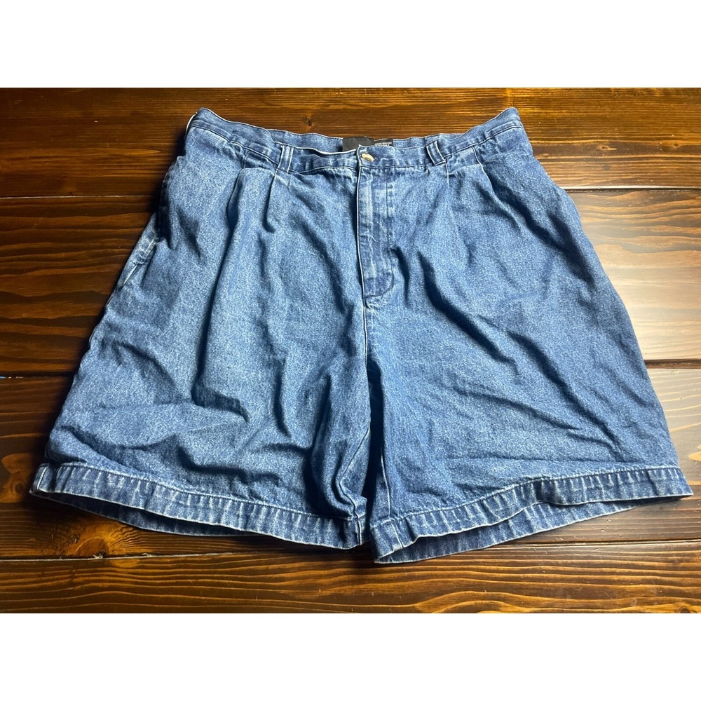 Consensus Shorts, Women's Size 36, Blue, Denim, Pockets, Pleated